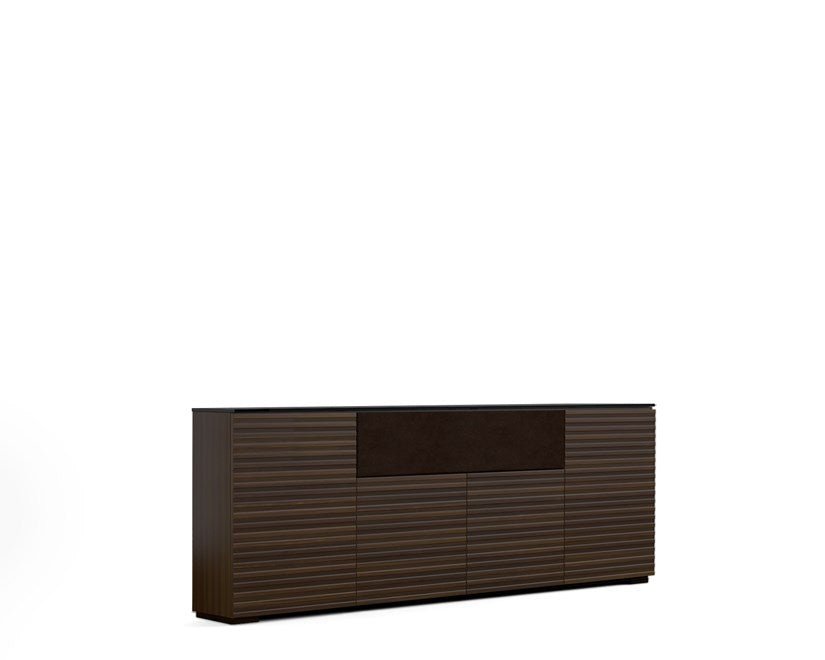 Salamander Designs Zurich Chameleon Low Profile 345 LPW Audio Cabinet - Premium TV Stand for Home Theater & Entertainment Systems - Perfect for Living Room, Basement, or Media Room Setup
