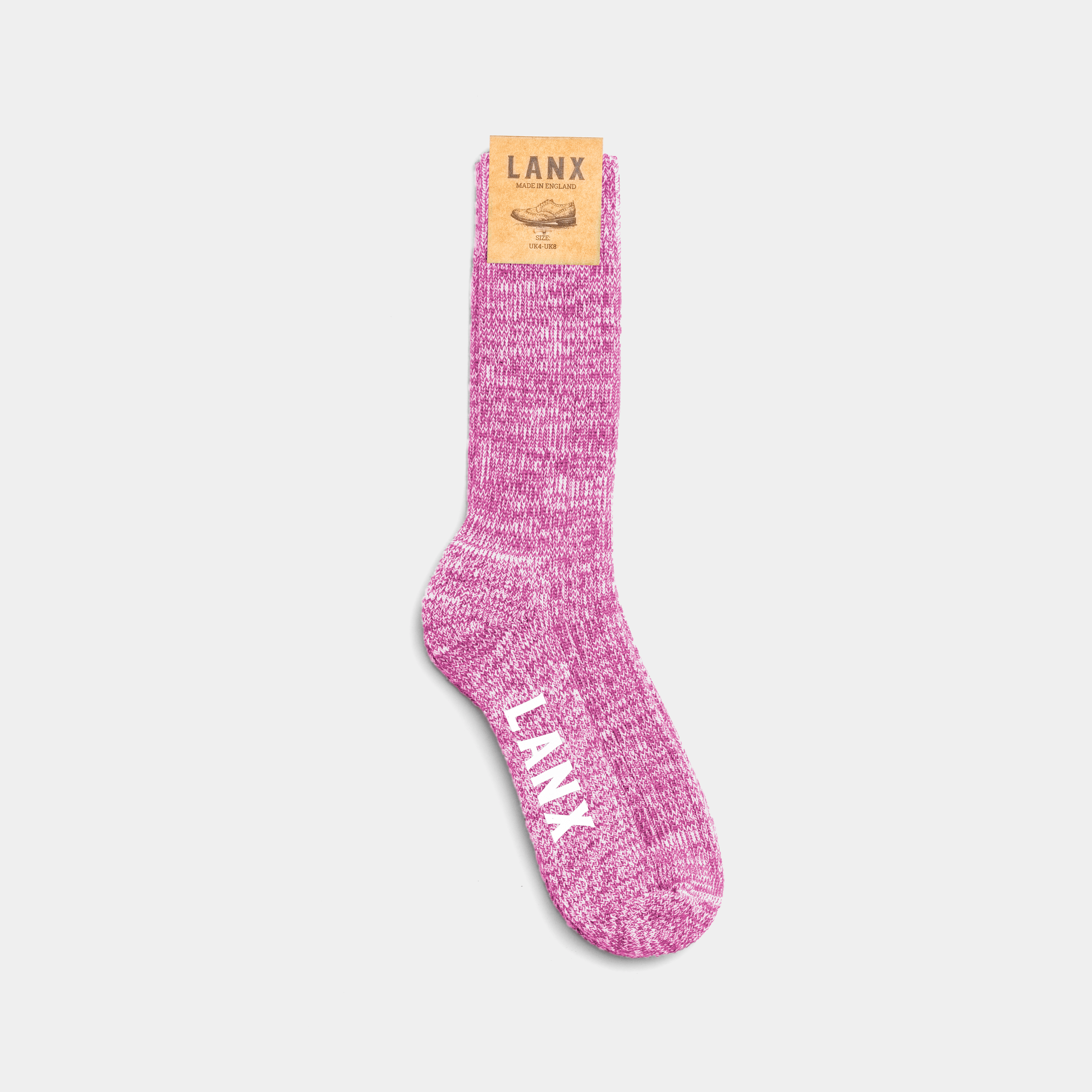 Fleck Sock Clematis - Stylish Floral Pattern Crew Socks for Women | Comfortable Everyday Wear & Fashionable Outfit Accessory | Perfect for Casual, Office & Outdoor Activities
