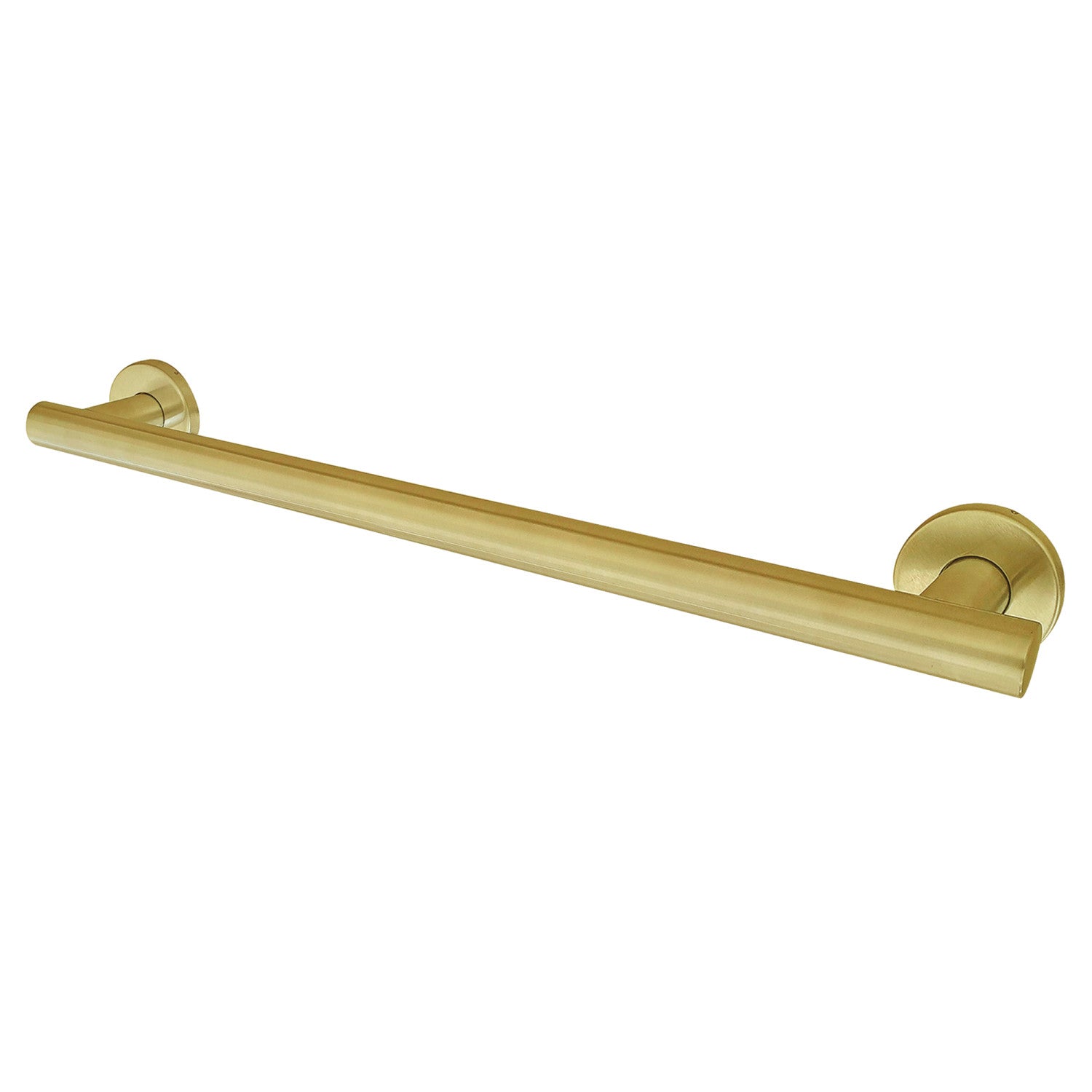 Berwyn Thrive In Place GBS1424CS7 24-Inch Stainless Steel Grab Bar - 1-1/4 Inch OD, Brushed Brass Finish - Bathroom Safety Handle for Seniors & ADA Compliance (Shower, Toilet, Bathtub Installation)