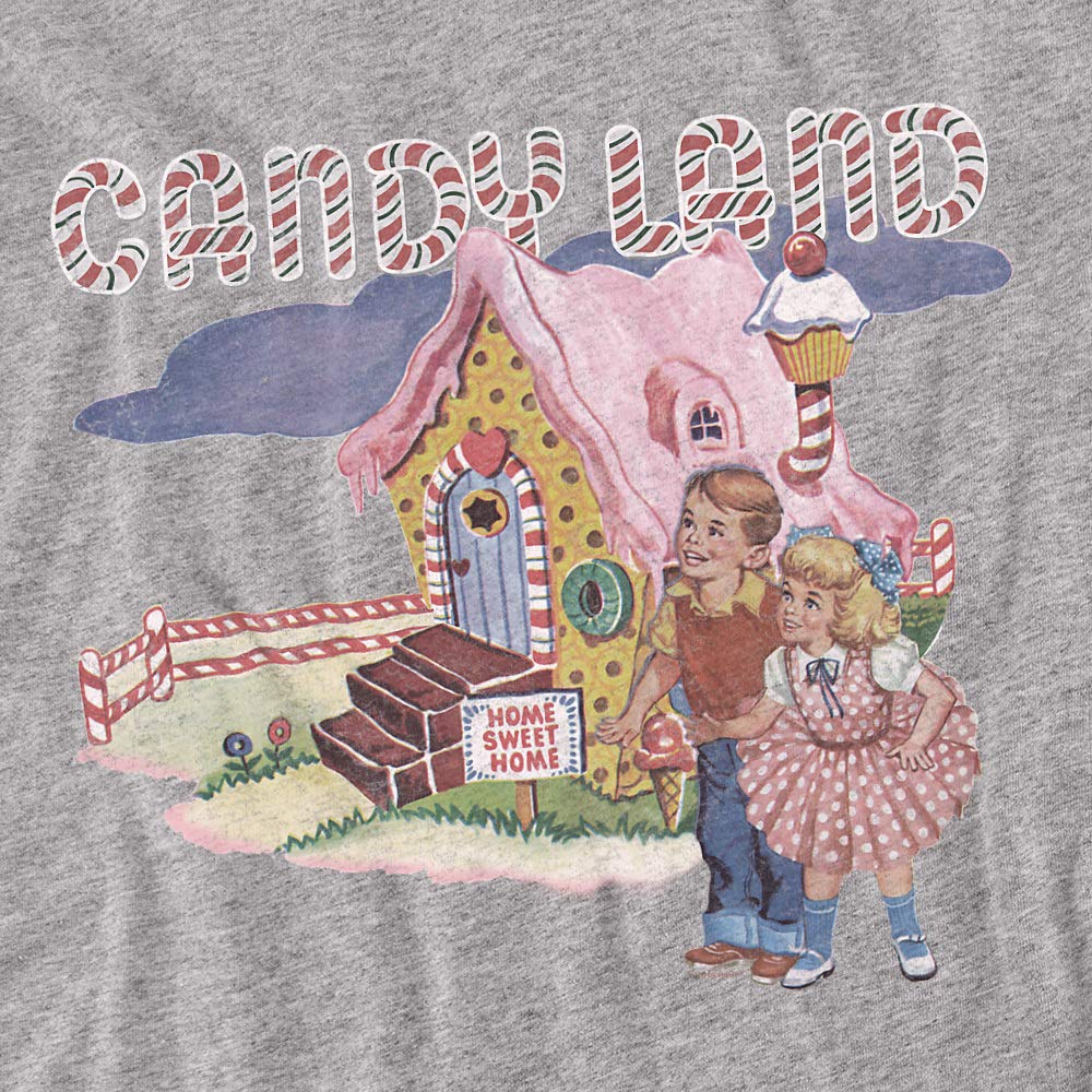 Popfunk Classic Candy Land Home Sweet Home T-Shirt - Vintage Inspired Graphic Tee for Men & Women - Perfect for Casual Wear, Gifts & Theme Parties