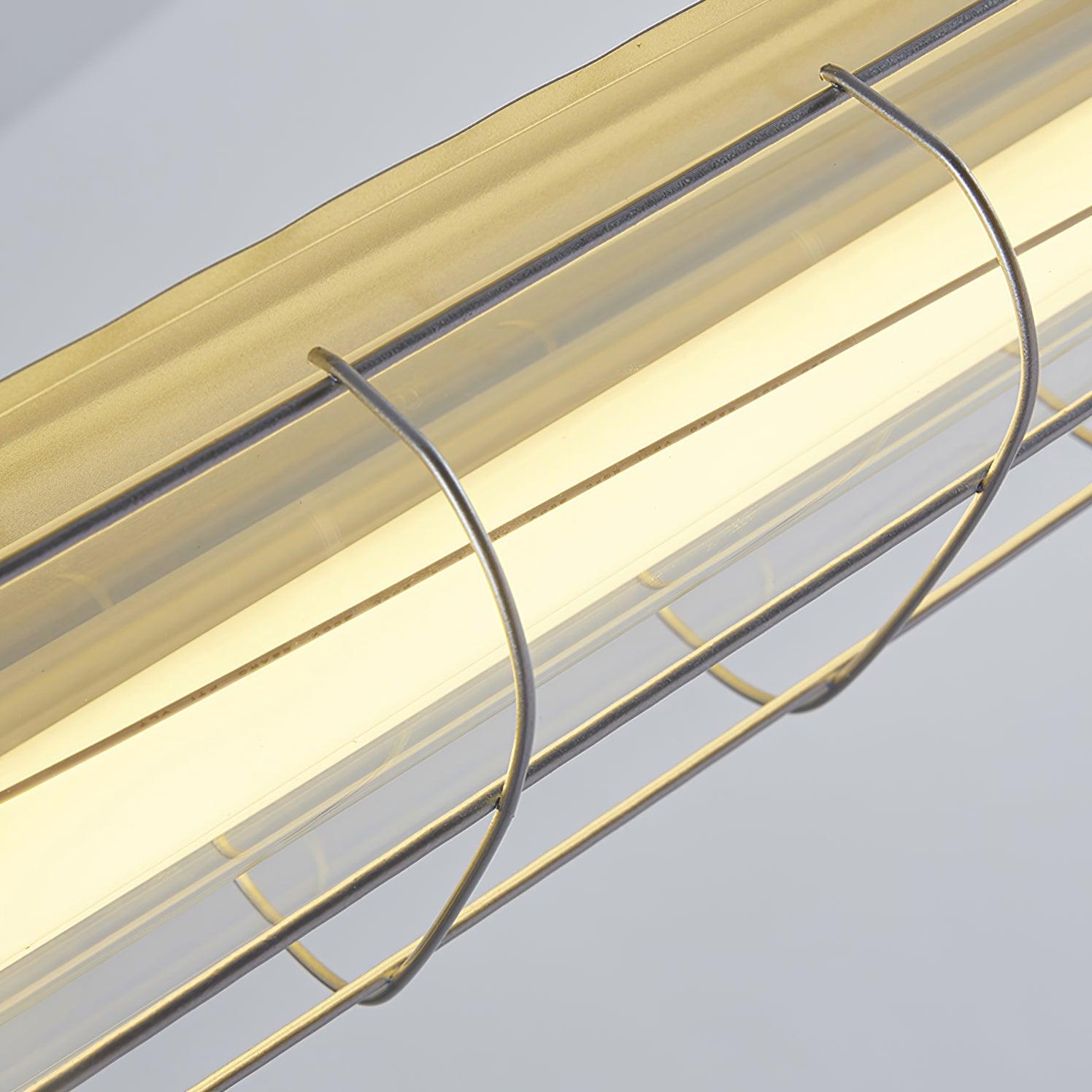 Handmade Artisan Glass Linear Chandelier - Modern Crystal Pendant Light for Dining Room, Living Room, Bedroom & Entryway