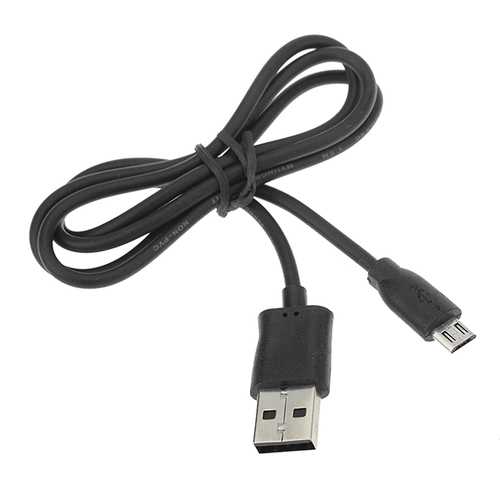 High-Speed Black Micro USB Cable for Tablet, PC, and Smartphone - Perfect for Charging & Data Transfer at Home, Office, or Travel