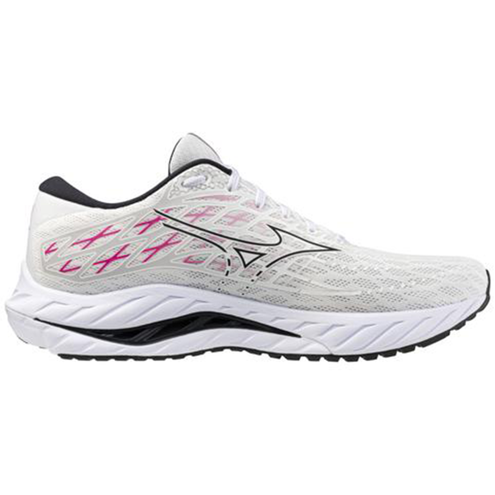 Mizuno Wave Inspire 20 Running Shoes for Men - White/Black - Size 13 D Medium - Lightweight Stability Sneakers for Jogging, Gym Workouts & Daily Walking