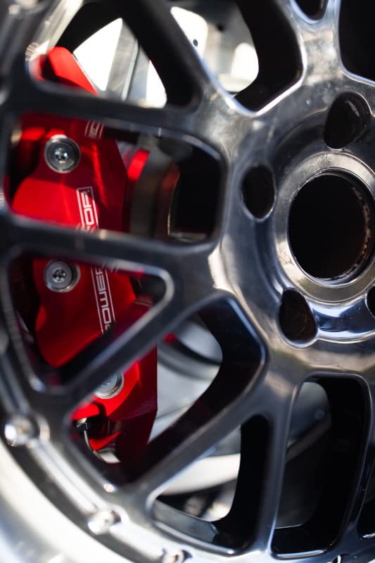 Power Stop S5400A High-Temp Red Powder Coated Brake Calipers - Compatible with Buick LaCrosse, Regal, Cadillac XTS, Chevrolet Impala & Malibu - Durable Performance Brake Upgrade for Daily Driving & High-Speed Conditions