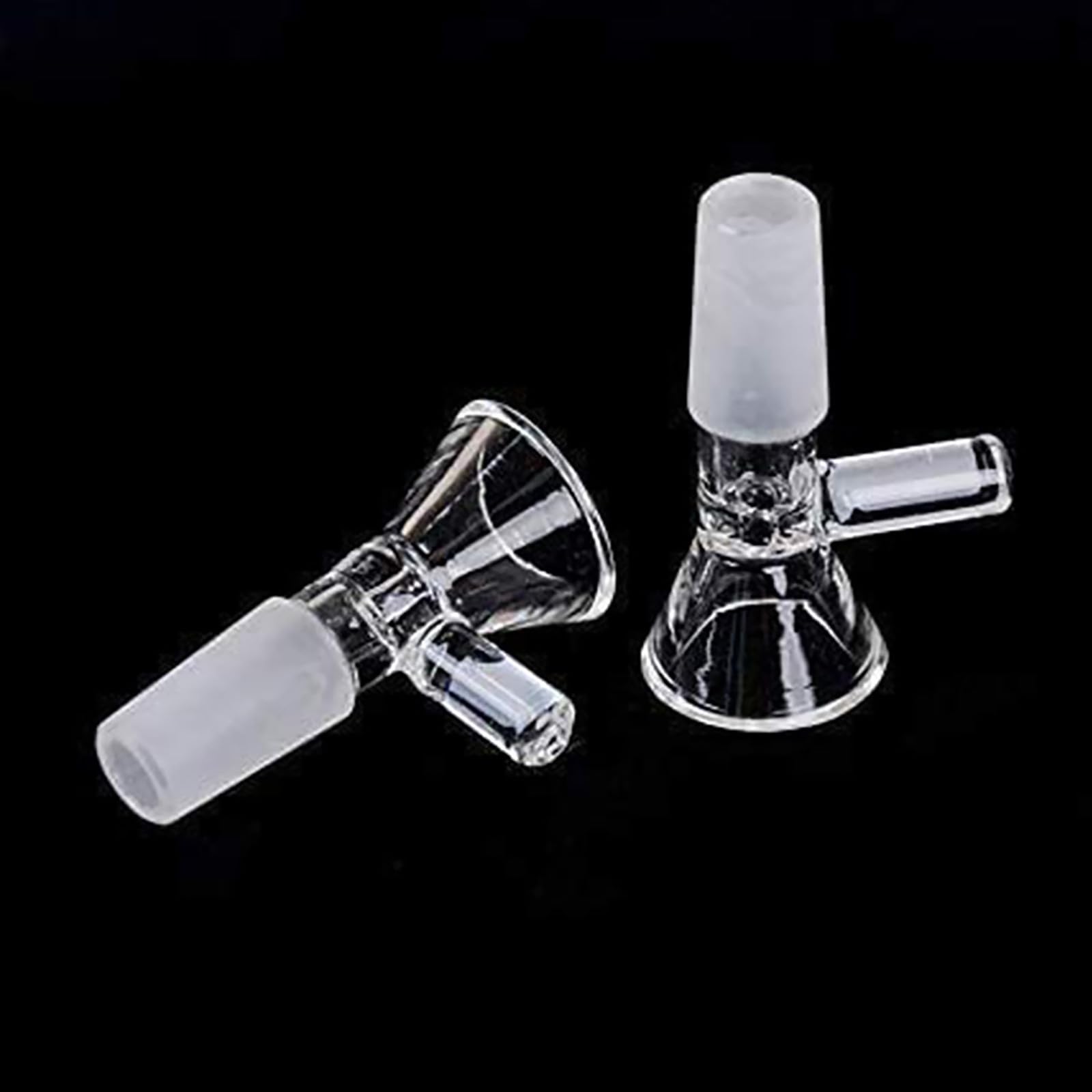14mm Small Glass Funnel with Handle - Clear Kitchen & Lab Funnel for Bottle Filling, Essential for Home Cooking, DIY Projects & Scientific Experiments
