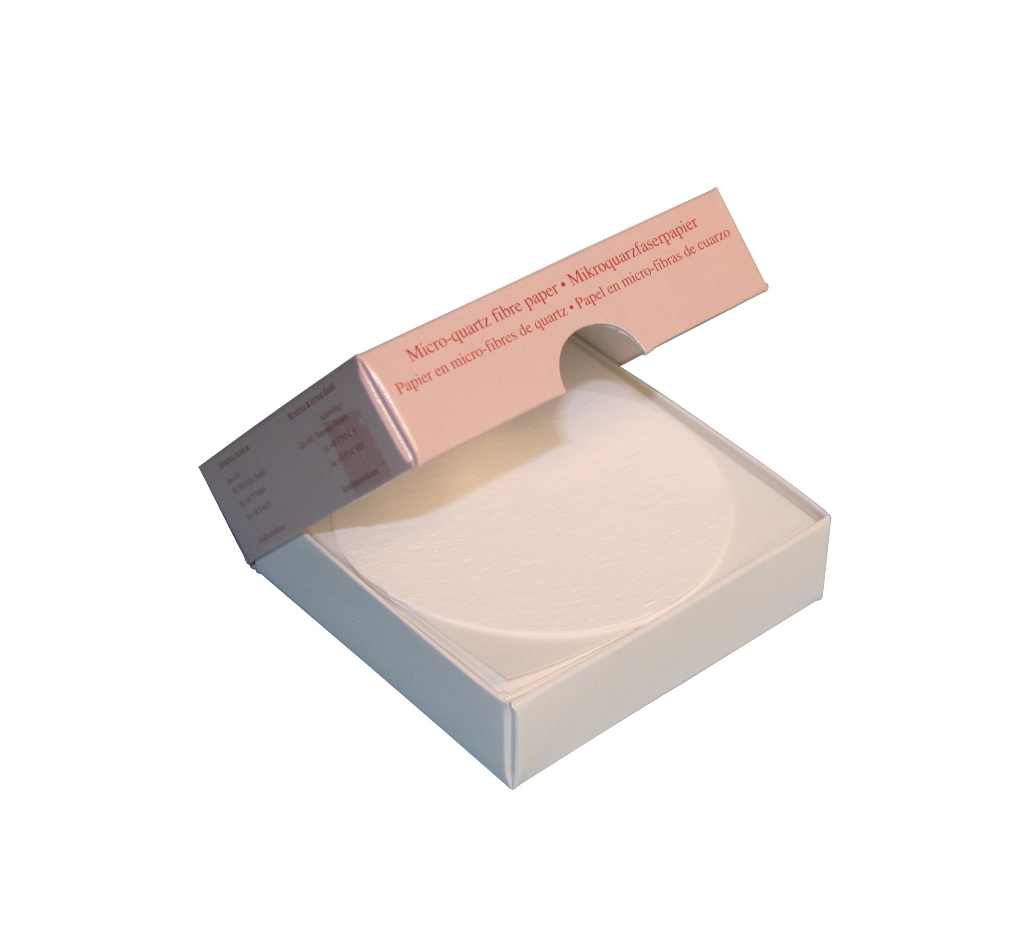 Munktell 420 004 MK 360 Micro Quartz Fiber Filter Paper - 103mm Diameter Round Laboratory Filters (Pack of 25) - Ideal for Air Quality Testing, Chemical Analysis & Lab Filtration