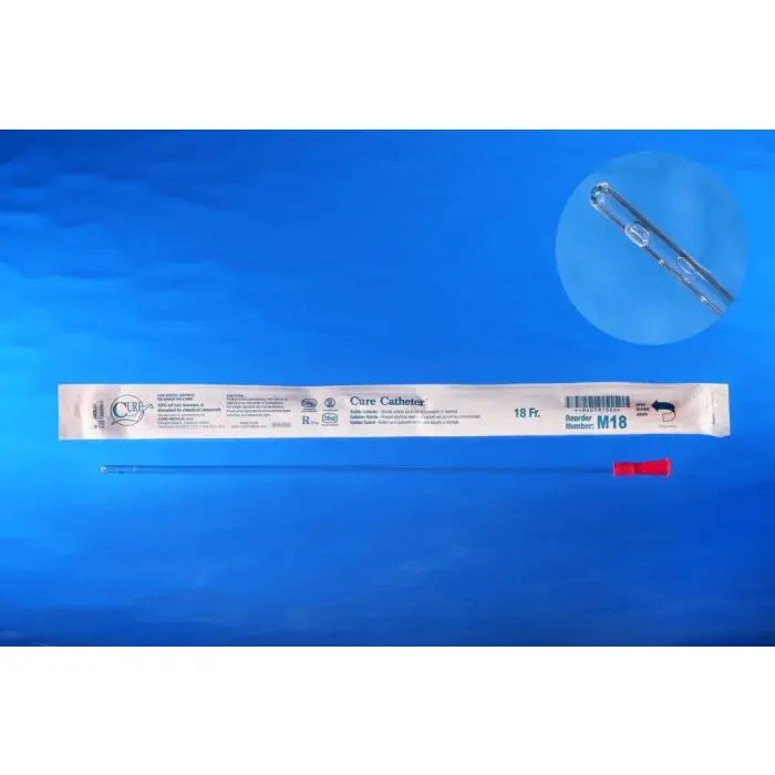 Intermittent Catheter for Men 18FR - Soft Flexible Medical Catheter for Bladder Relief - Ideal for Travel, Sports & Daily Use