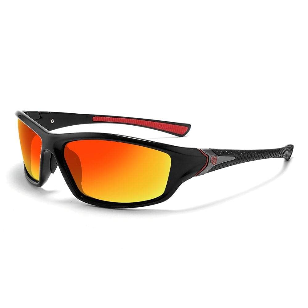 Polarized Rectangular Sunglasses for Men - UV400 Protection, Anti-Glare, Lightweight & Durable - Perfect for Driving, Fishing, and Outdoor Activities