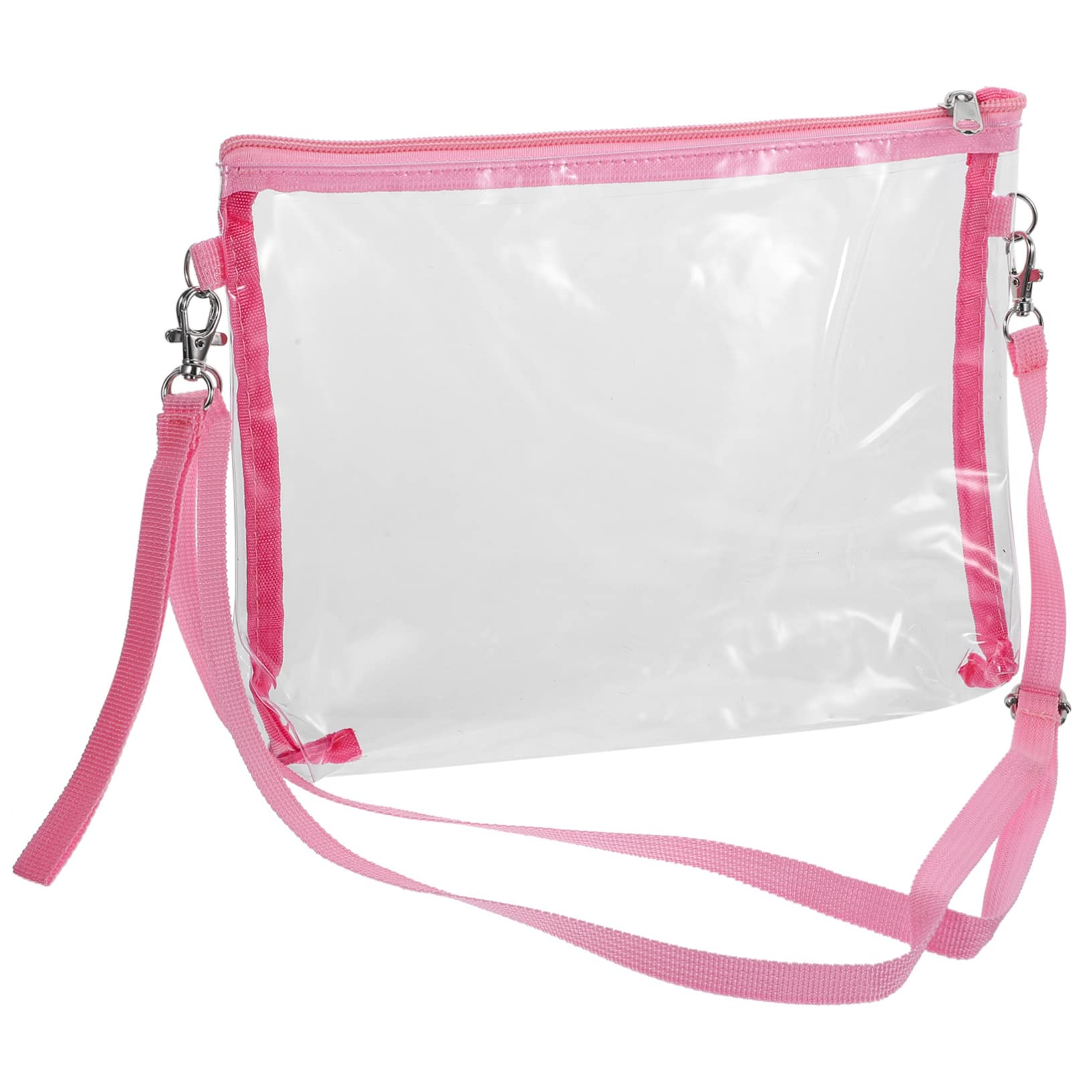Happyyami Clear Transparent Messenger Bag for Women - Small PVC Crossbody Purse for Concerts, Stadium Events, Music Festivals & Travel