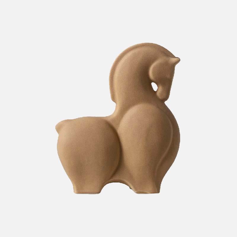 Handmade Safari Ceramic Sculpture - African Wildlife Decor for Home & Office - Perfect for Living Room, Bookshelf, or Desk Display