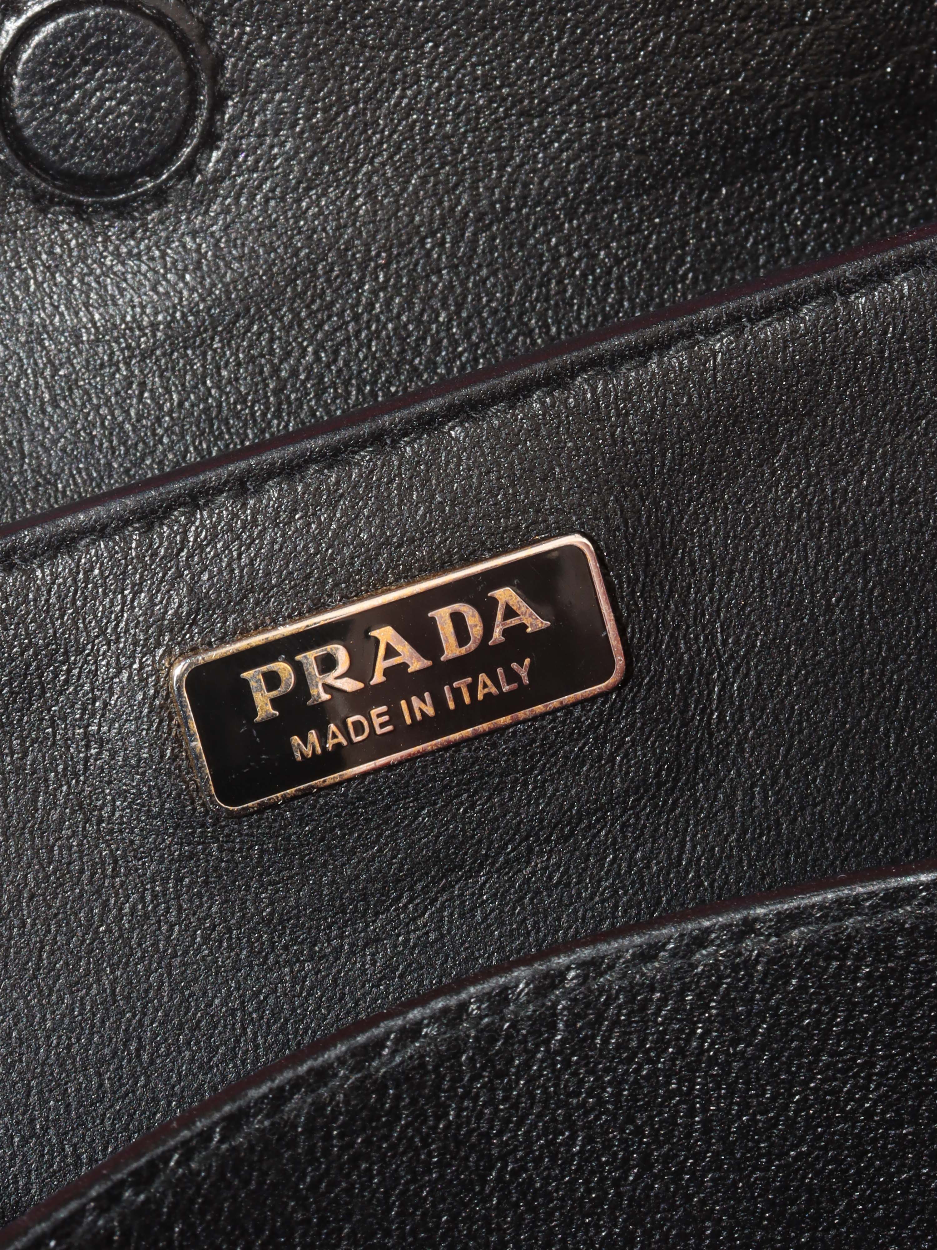 Prada Pink Cahier Leather Crossbody Bag for Women | Luxury Designer Handbag with Adjustable Strap | Perfect for Parties, Date Nights & Everyday Use