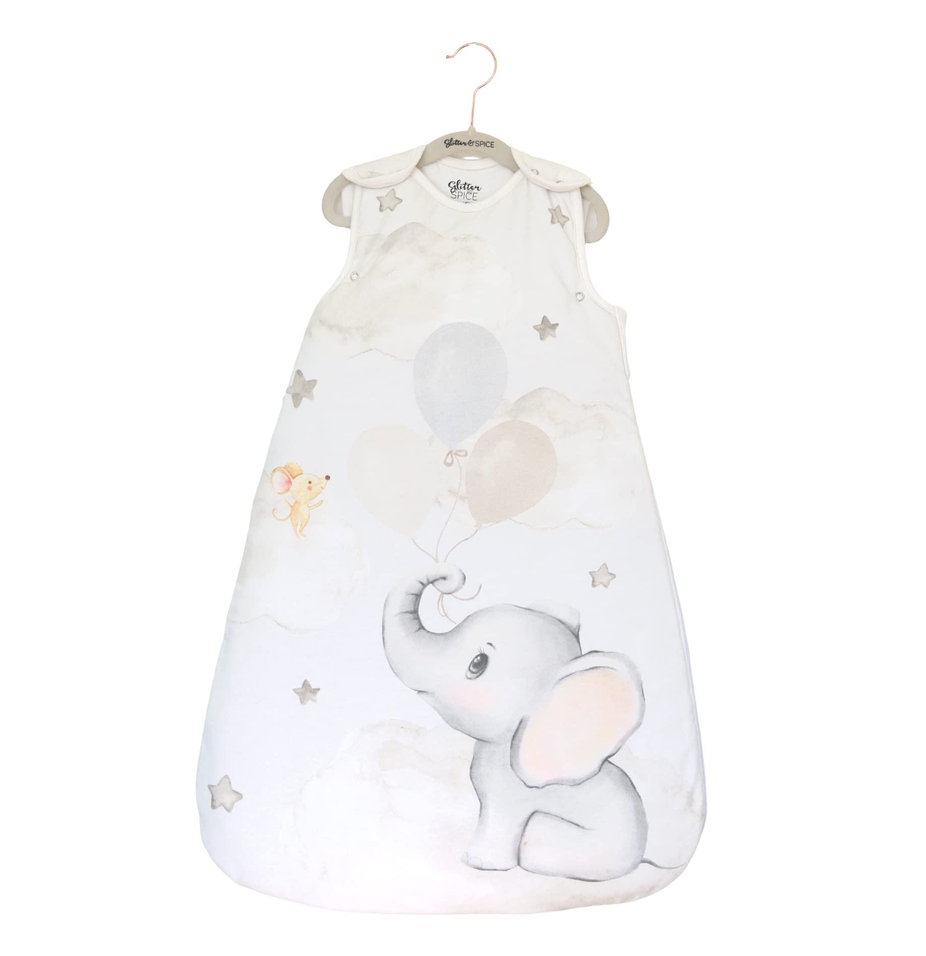 Glitter & Spice Baby Sleep Bag 2.5 TOG - Warm Winter Sleeping Sack for Toddlers 18-36 Months | Cozy Nursery Essential for Safe & Comfortable Nighttime Sleep