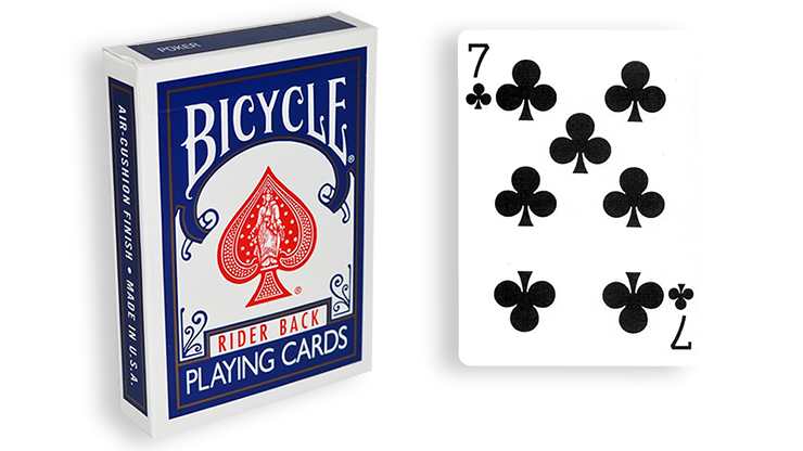 Blue One Way Forcing Deck (7c) - Premium Magic Trick Playing Cards for Close-Up & Street Magic | Perfect for Magicians & Cardistry Performers