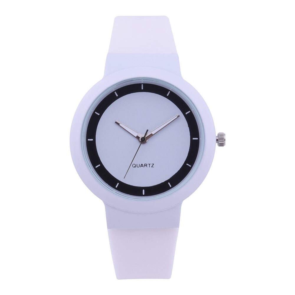 Cute Women's Silicone Watch - Analog Quartz for Girls & School