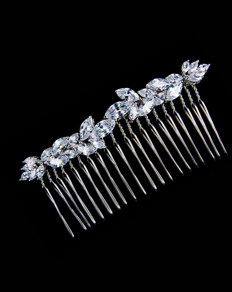 Elegant Bridal Headpiece - Allure II Comb by Stephanie Browne | Perfect for Weddings, Prom & Special Occasions