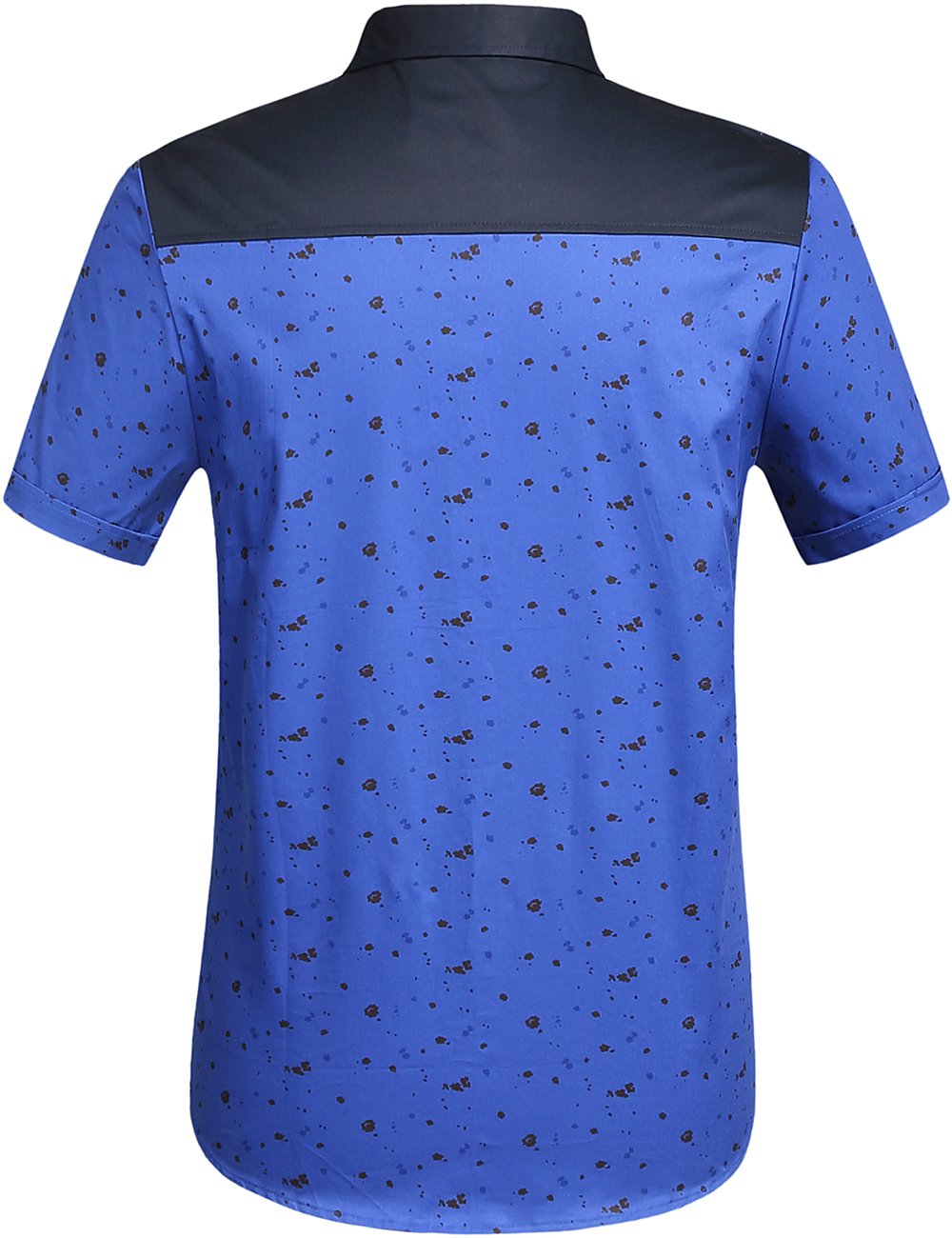 Men's Casual Dress Shirts - Stylish Cotton Button Up Shirts with Print Pocket, Short Sleeve Summer Shirts for Office, Party & Everyday Wear