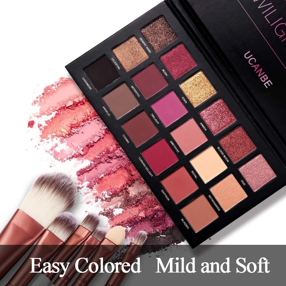 Nude & Rose Gold Eyeshadow Palette - Shimmer & Matte Professional Makeup Set for Day & Night Looks | Perfect for Bridal, Party & Everyday Wear