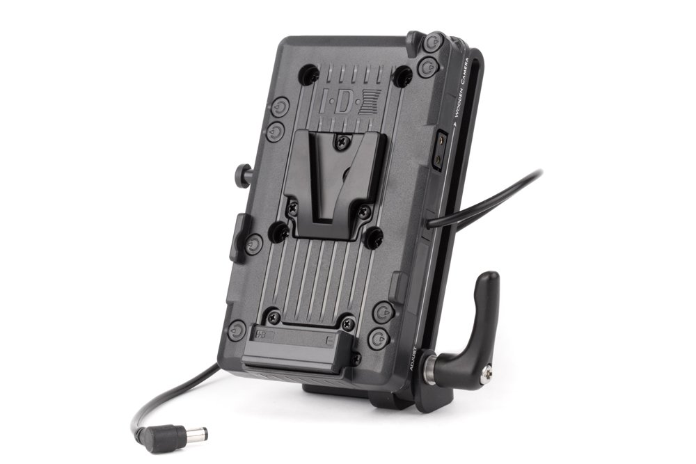Professional Wooden Camera Battery Slide Mounting System - Compatible with V-Mount, Gold Mount & QRC Gold Mount Battery Plates - Perfect for DSLR, Mirrorless & Cinema Camera Rig Setups
