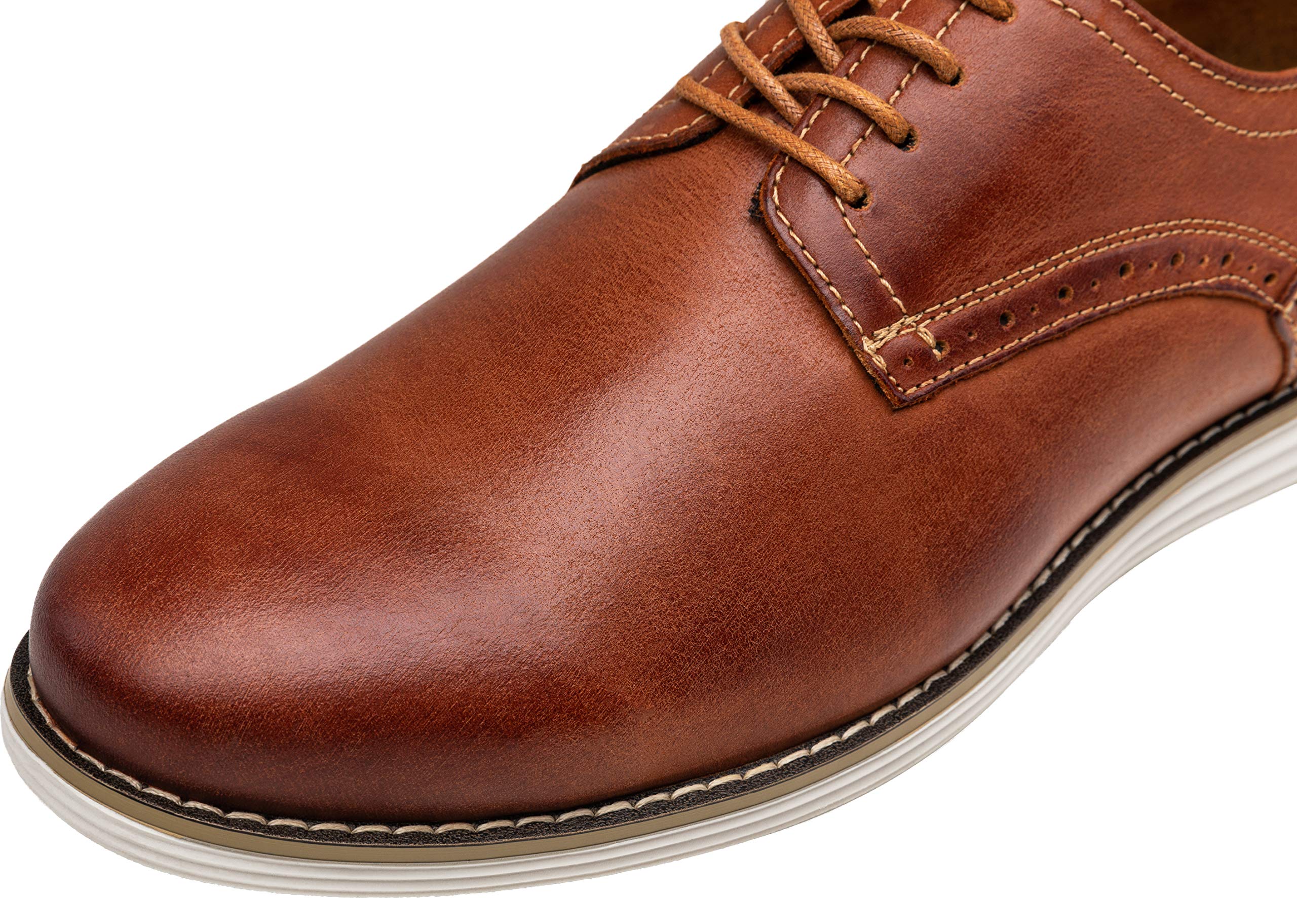 Premium Vostey Men's Leather Dress Shoes - Business Oxford Shoes for Formal & Casual Wear | Comfortable Office Shoes for Professional & Wedding Occasions