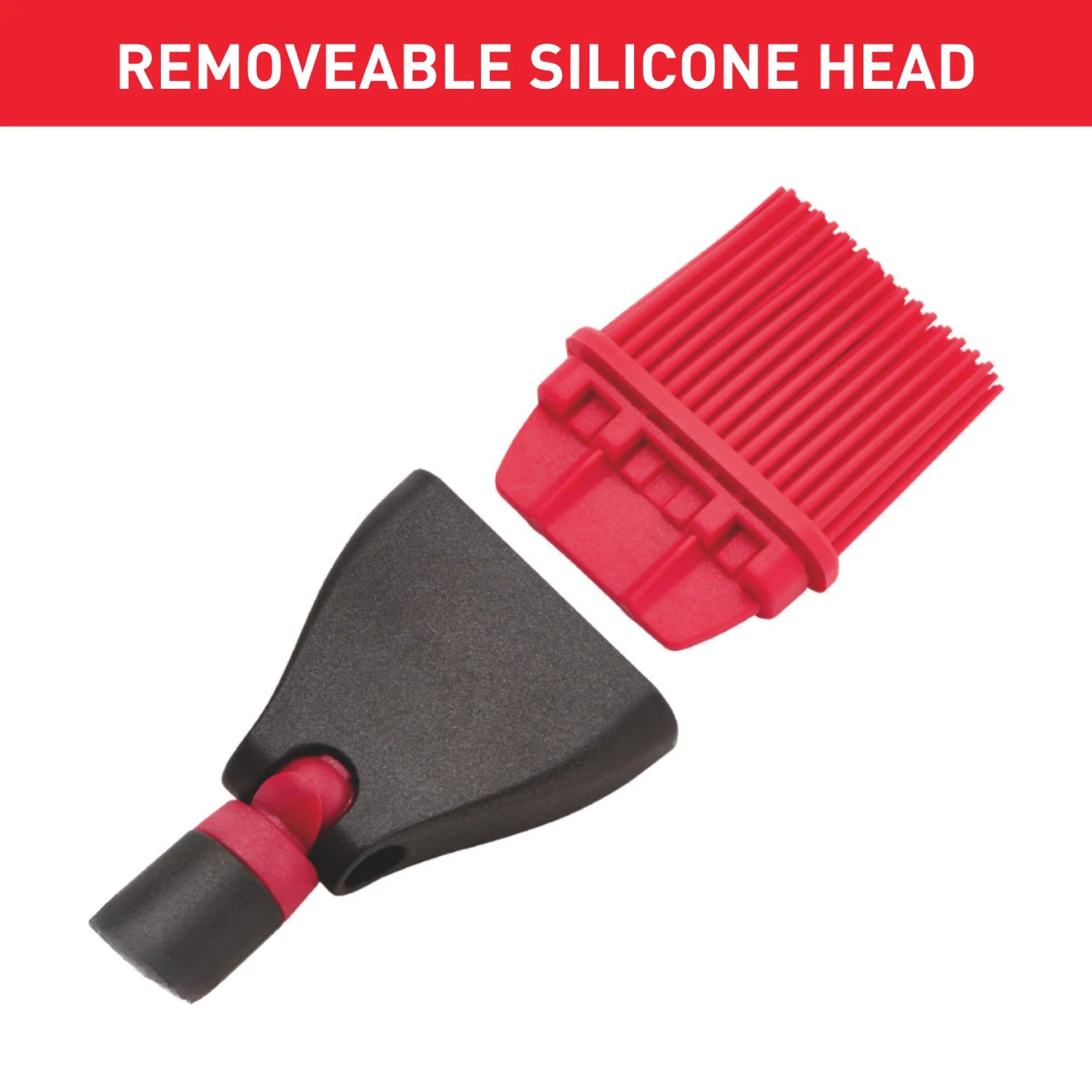 Tefal Ingenio K2072414 Silicone Basting Brush with Flexible Joint – Perfect for Grilling, Roasting, and Basting Meats