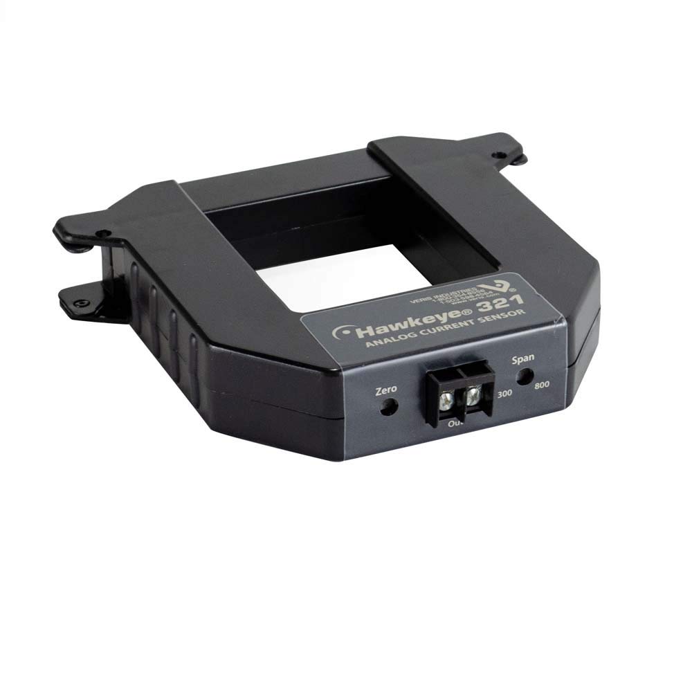 Hawkeye H321 Split-Core 4-20mA Current Transducer - High Accuracy AC/DC Current Sensor for Industrial Automation & Energy Monitoring by Veris Industries - Perfect for HVAC, Motor Control, and Power Distribution Systems