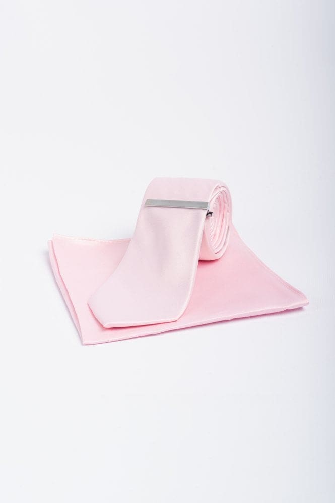 Premium Cavani Satin Tie & Pocket Square Set - Elegant Formal Wear Accessories for Weddings, Business Meetings & Special Occasions