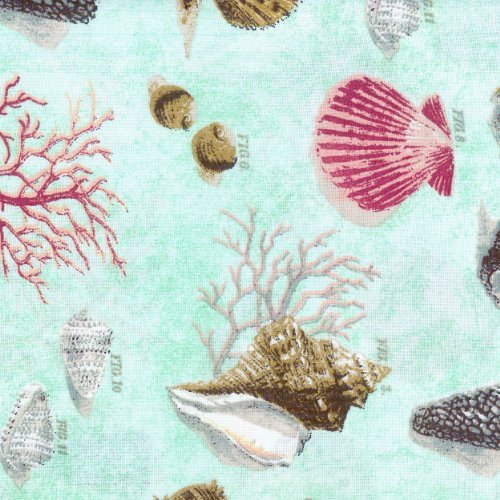 Premium Quality Raymond Waites Aqua Sealife Round Tablecloth - 70 Inch Diameter Waterproof Table Linen for Dining, Parties & Outdoor Events