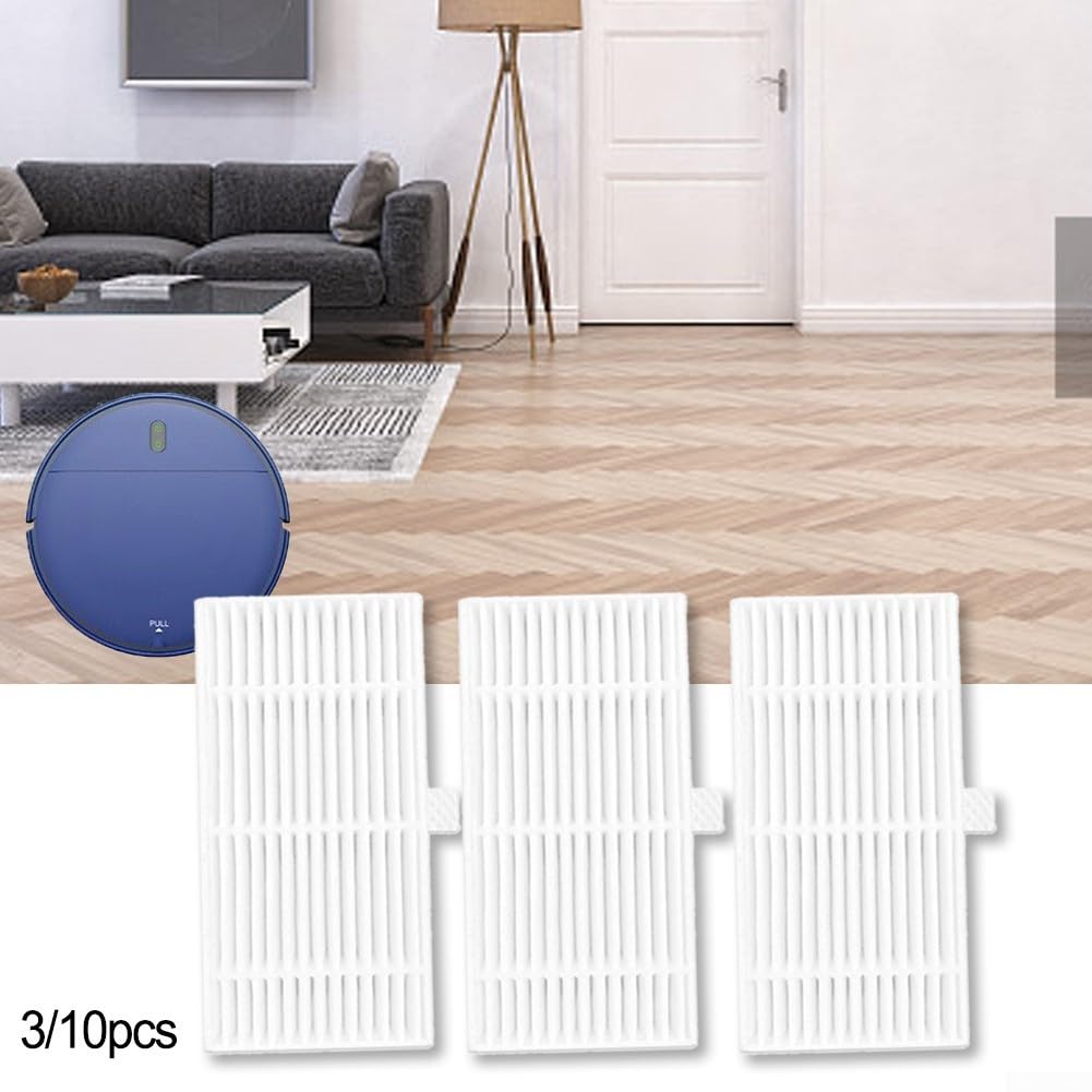 10PCS Vacuum Cleaner Filter Replacement Parts Compatible with MAMNV BR150 BR151 & ZCWA 2-in-1 Robot Vacuum - HEPA Filter for Pet Hair, Dust - Ideal for Home Cleaning, Office Maintenance