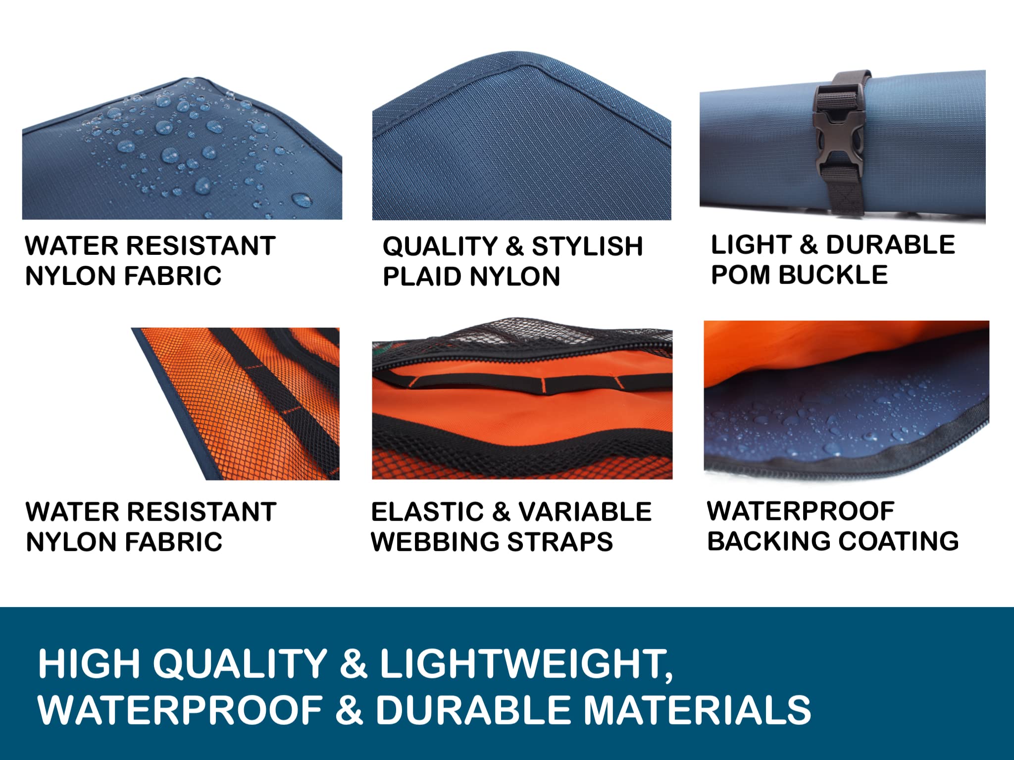 Premium Hanging Toiletry Bag for Men - Waterproof Travel Dopp Kit with Multiple Pockets, Lightweight Shower & Shaving Organizer for Gym, Camping, Business Trips & Vacation - Navy Blue Travel Essential