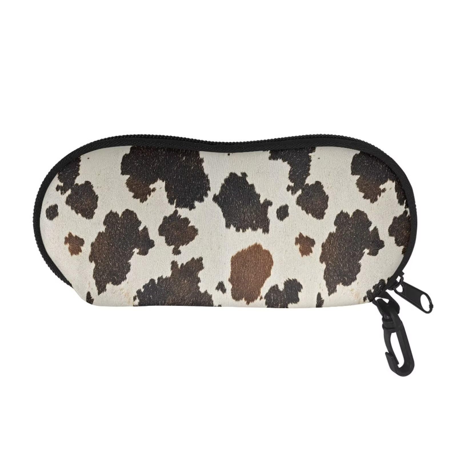 Stylish Soft Portable Travel Zipper Eyeglasses Case for Sunglasses & Reading Glasses - Perfect for Travel, Work, and Daily Protection