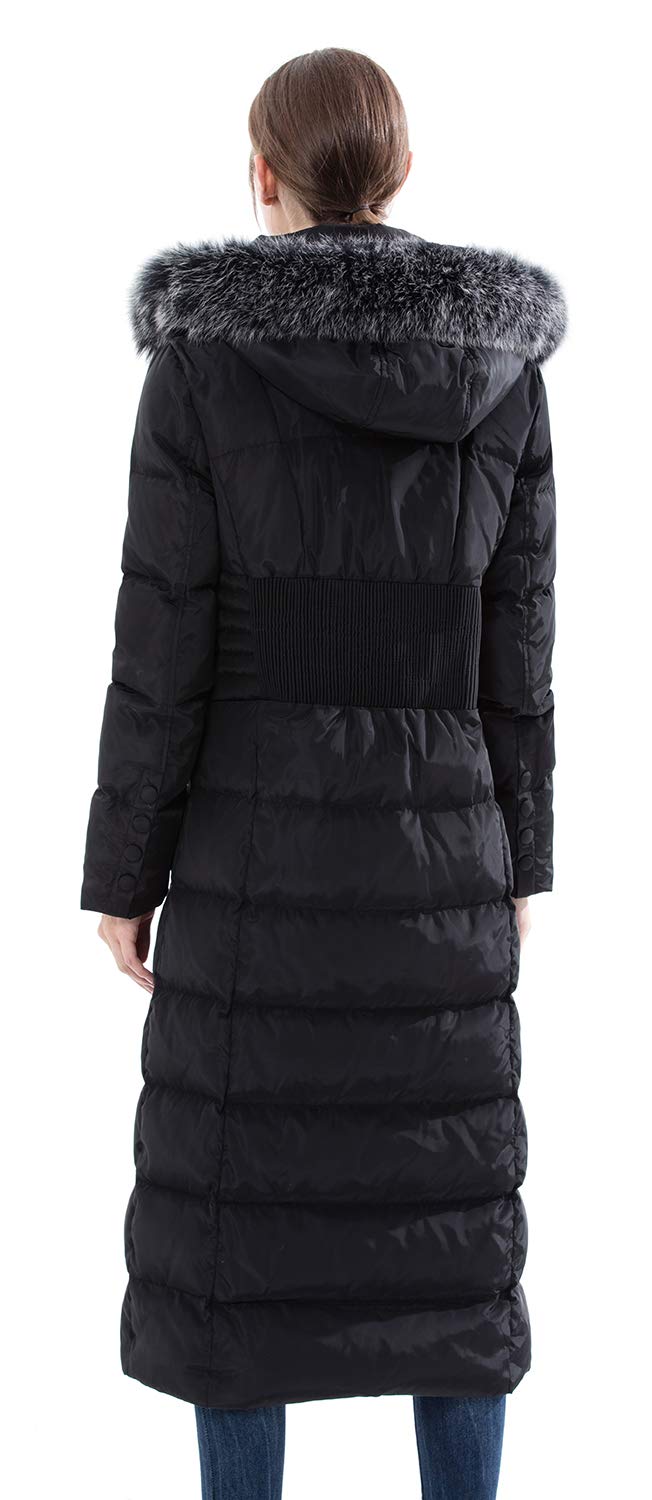 Obosoyo Women's Winter Hooded Long Down Jacket - Thickened Maxi Puffer Coat for Extreme Cold Weather | Perfect for Snowboarding, Skiing & Outdoor Activities