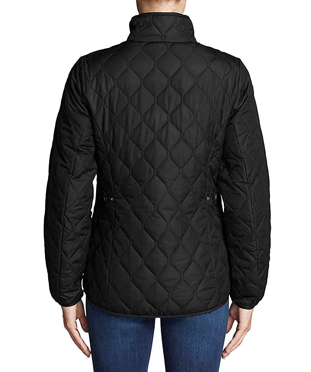 Eddie Bauer Women's Year Round Quilted Field Jacket - Medium - Water-Resistant Outdoor Jacket for Hiking, Camping & Everyday Wear