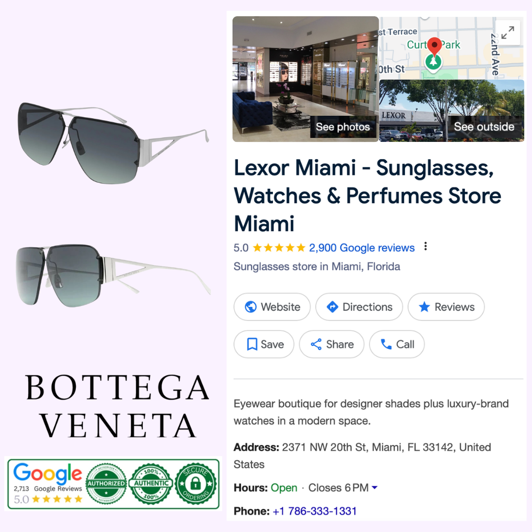 Bottega Veneta BV1065S 001 67 Unisex Sunglasses - Luxury Polarized UV Protection for Men & Women - Perfect for Beach, Driving & Outdoor Activities