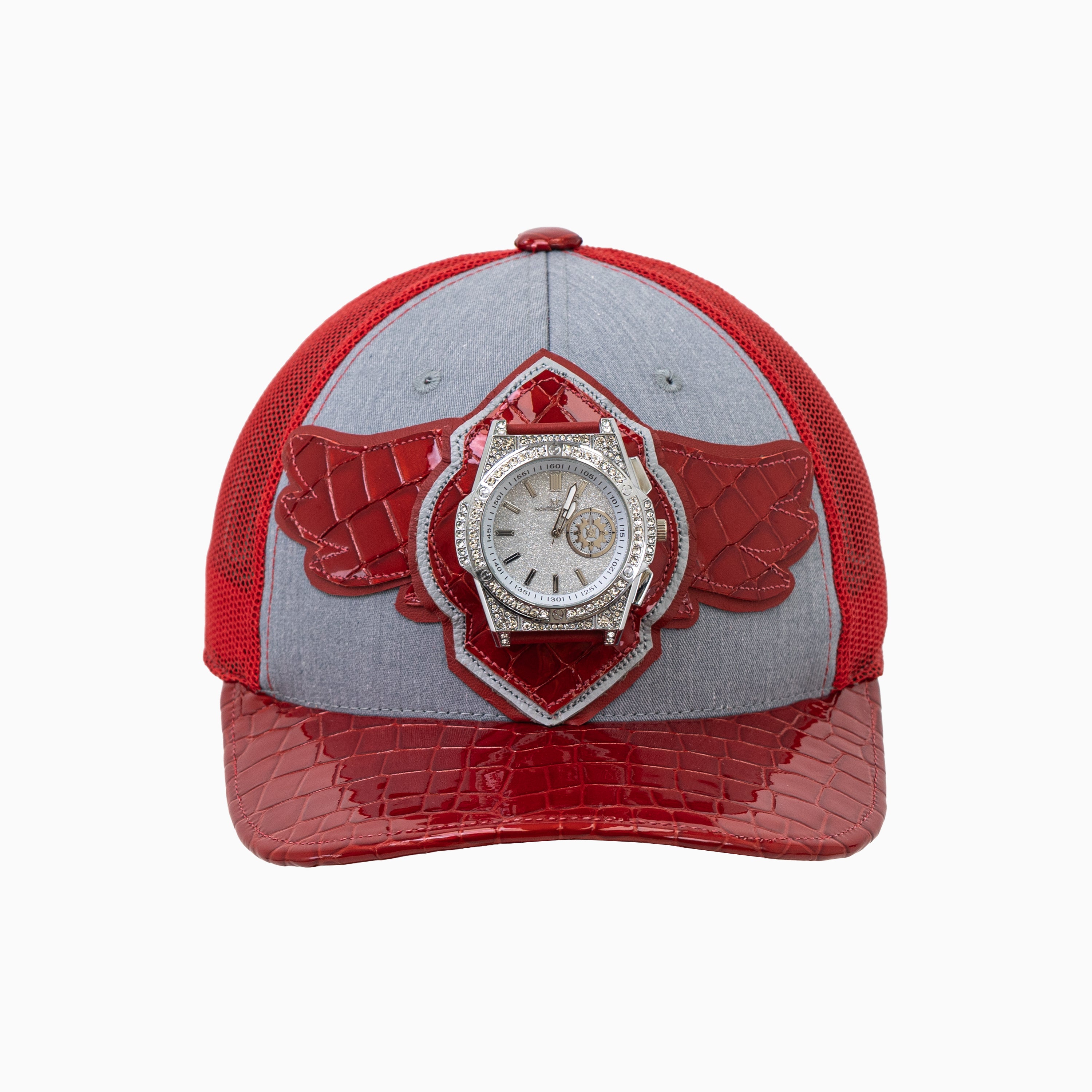 Breyer's Buck 50 Wool Trucker Hat with Leather Visor - Vintage Style Unisex Cap for Outdoor Adventures, Hiking, and Casual Wear