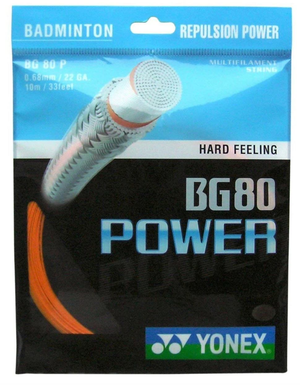 Yonex BG80 Power Badminton String - High Performance Badminton Racket String for Smash Power & Durability | Perfect for Competitive Players & Tournaments