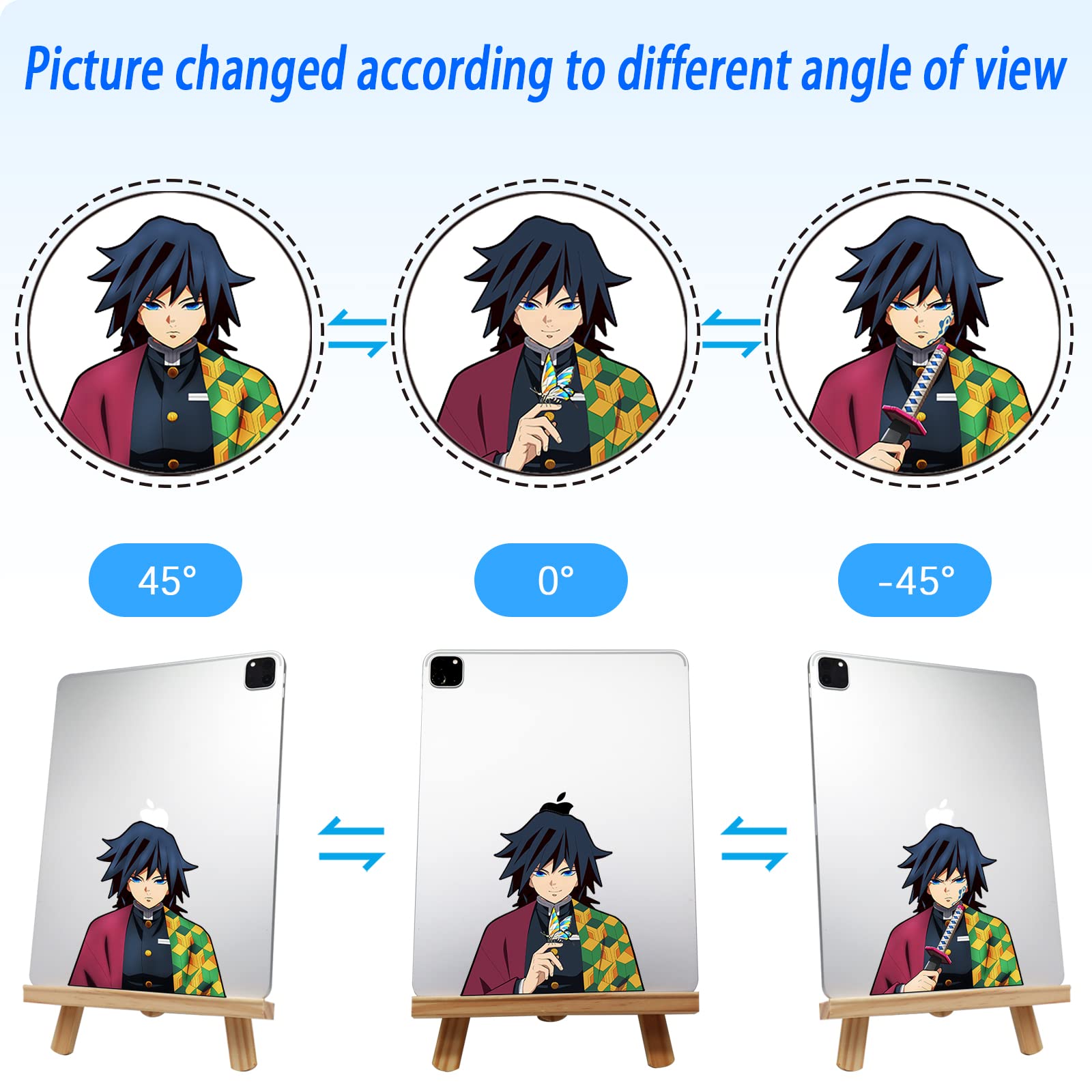 3D Motion Anime Stickers - Waterproof Vinyl Decals for Cars, Laptops, Skateboards & Wall Decor - Japanese Manga Style Cool Stickers - Perfect for Kids Gifts & Anime Fans Collection (Great for Personalizing Vehicles, Tech Devices & Room Decor)