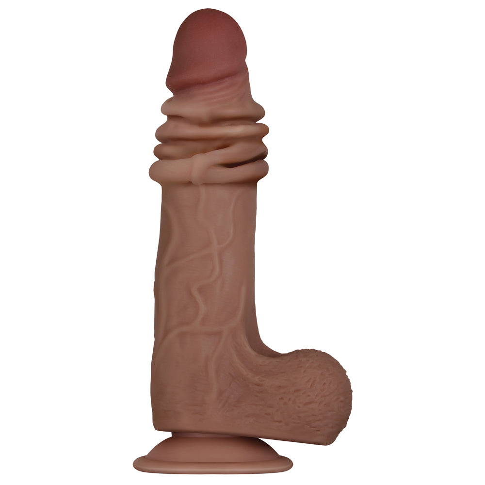 Evolved Flex Skin Poseable 9 Inch Realistic Dildo - Premium Silicone Adult Toy for Couples & Solo Play - Enhance Intimacy & Pleasure in Bedroom or Private Moments