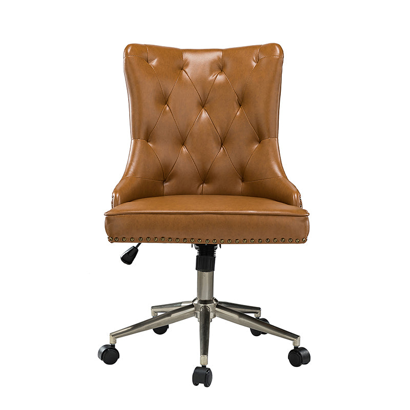 Euander Vegan Leather Office Chair - Ergonomic Desk Chair for Home & Work - Comfortable & Durable for Long Hours Sitting