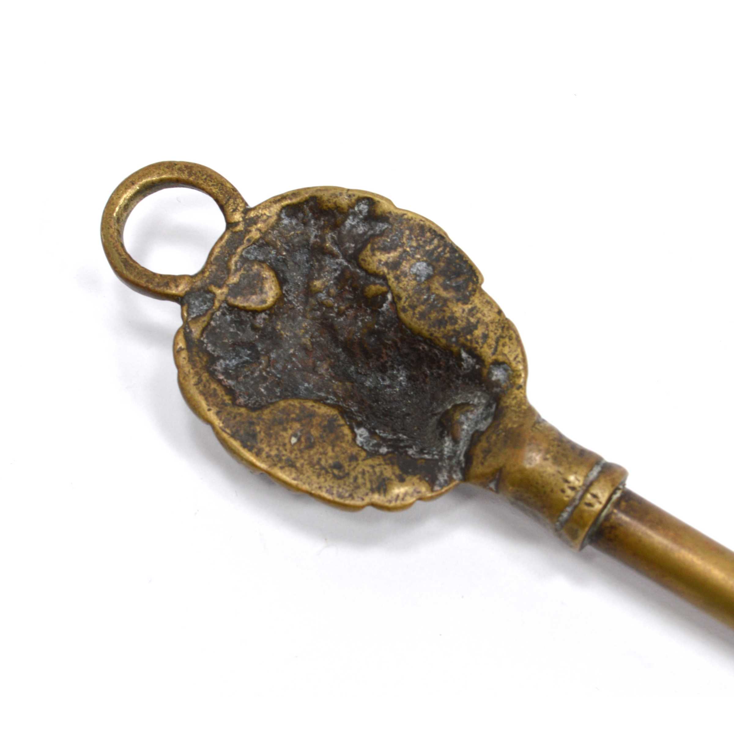 Antique Brass Fireplace Poker with Lion Head Motif - Heavy Duty Fireplace Tool Set for Wood Stove, Fire Pit & Hearth - Perfect for Home Decor & Fireplace Accessories