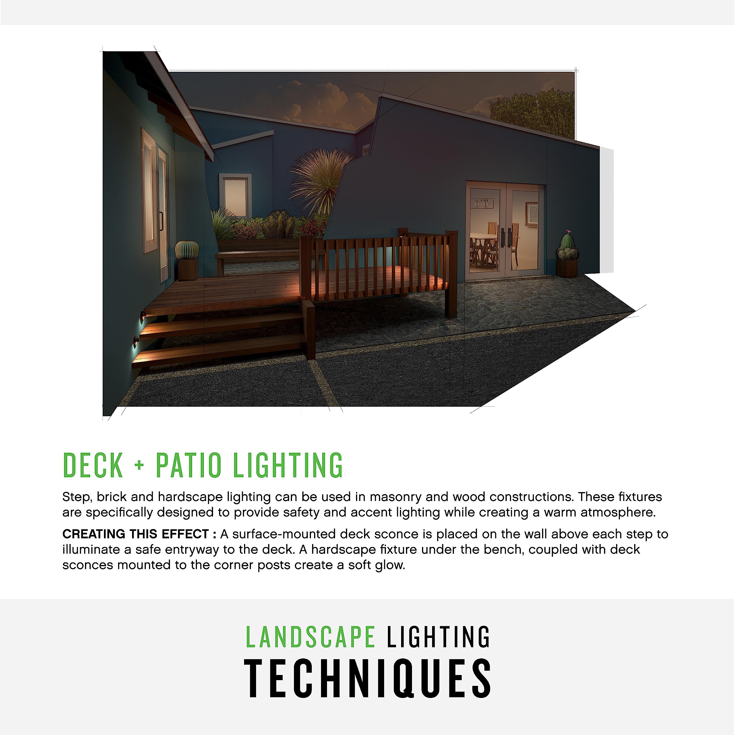 Hinkley Republic Medium Pier Mount Outdoor LED Lantern with Clear Seedy Glass Panes - Durable Composite Construction, Anti-Fading Satin Nickel Finish - Perfect for Porch, Patio, and Garden Lighting