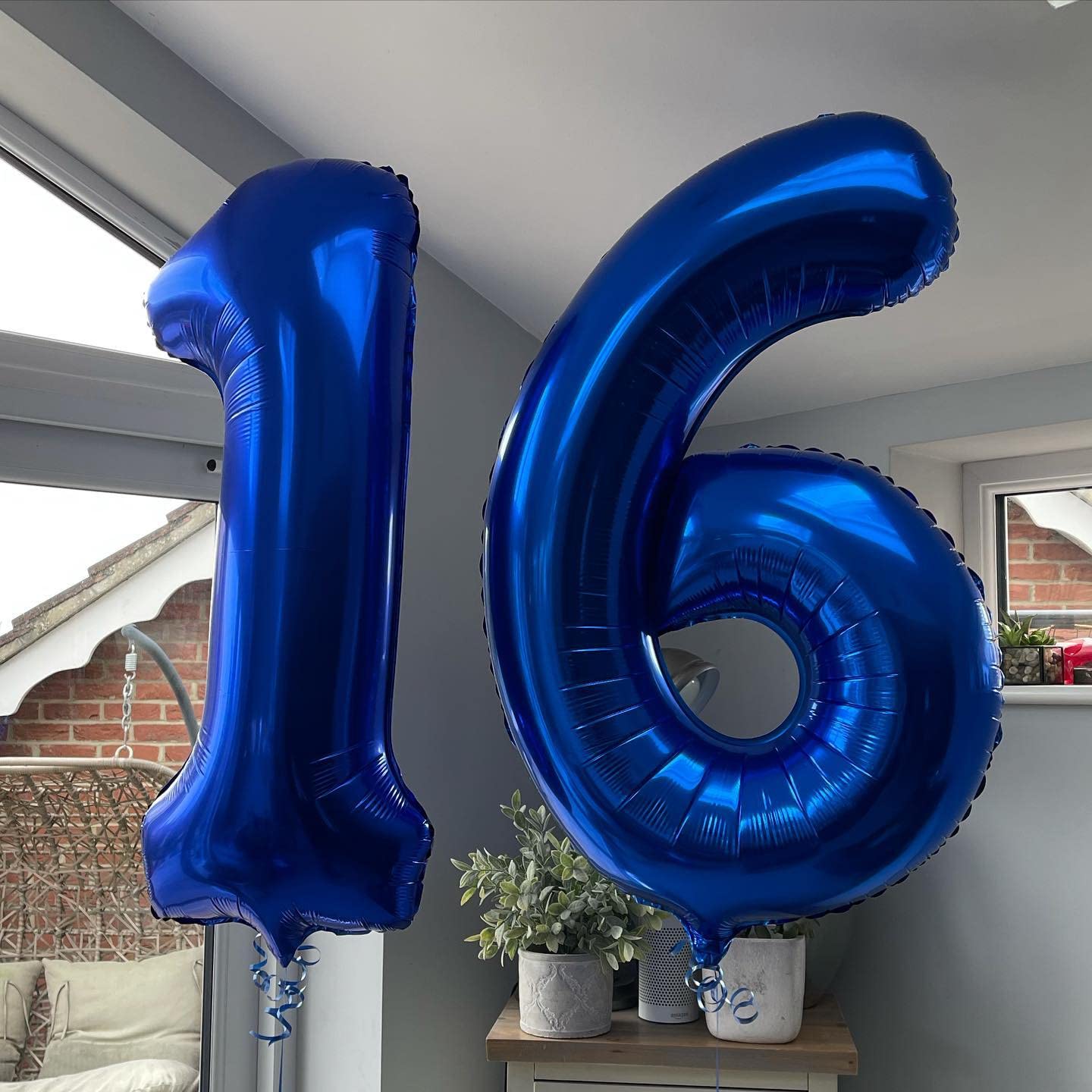 40 Inch Navy Blue 15 Number Balloons - Giant Jumbo Foil Mylar Helium Balloons for Birthday Party Decorations - Perfect for 15th Birthday, Anniversary, Graduation & Special Events Decor