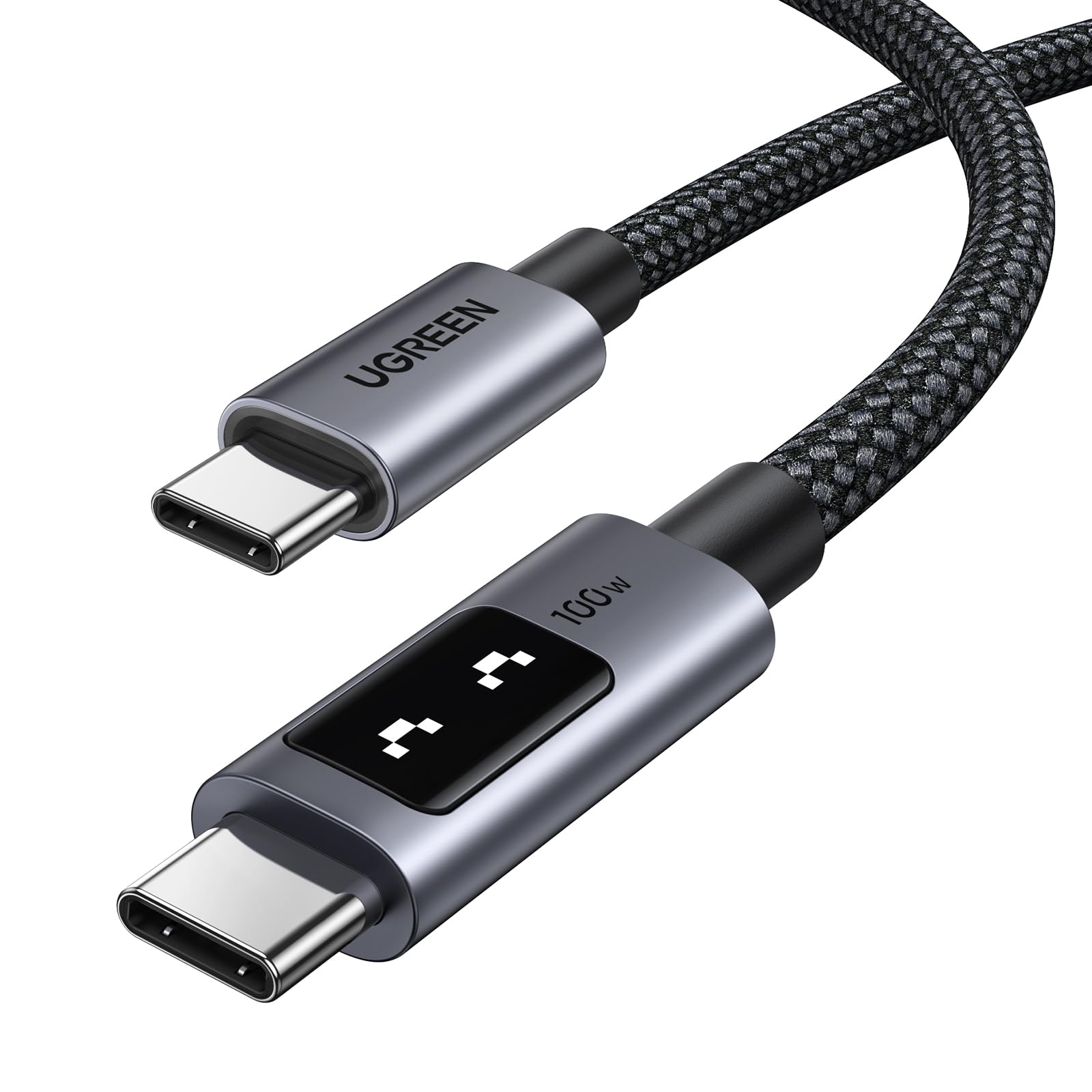 UGREEN 10ft USB C to USB C Cable 100W Fast Charging, 20V 5A Type C Cord for iPhone 16/15, MacBook Pro/Air, Galaxy S25/S24/A54, Pixel 9, iPad - Perfect for Home, Office & Travel Charging (Black)