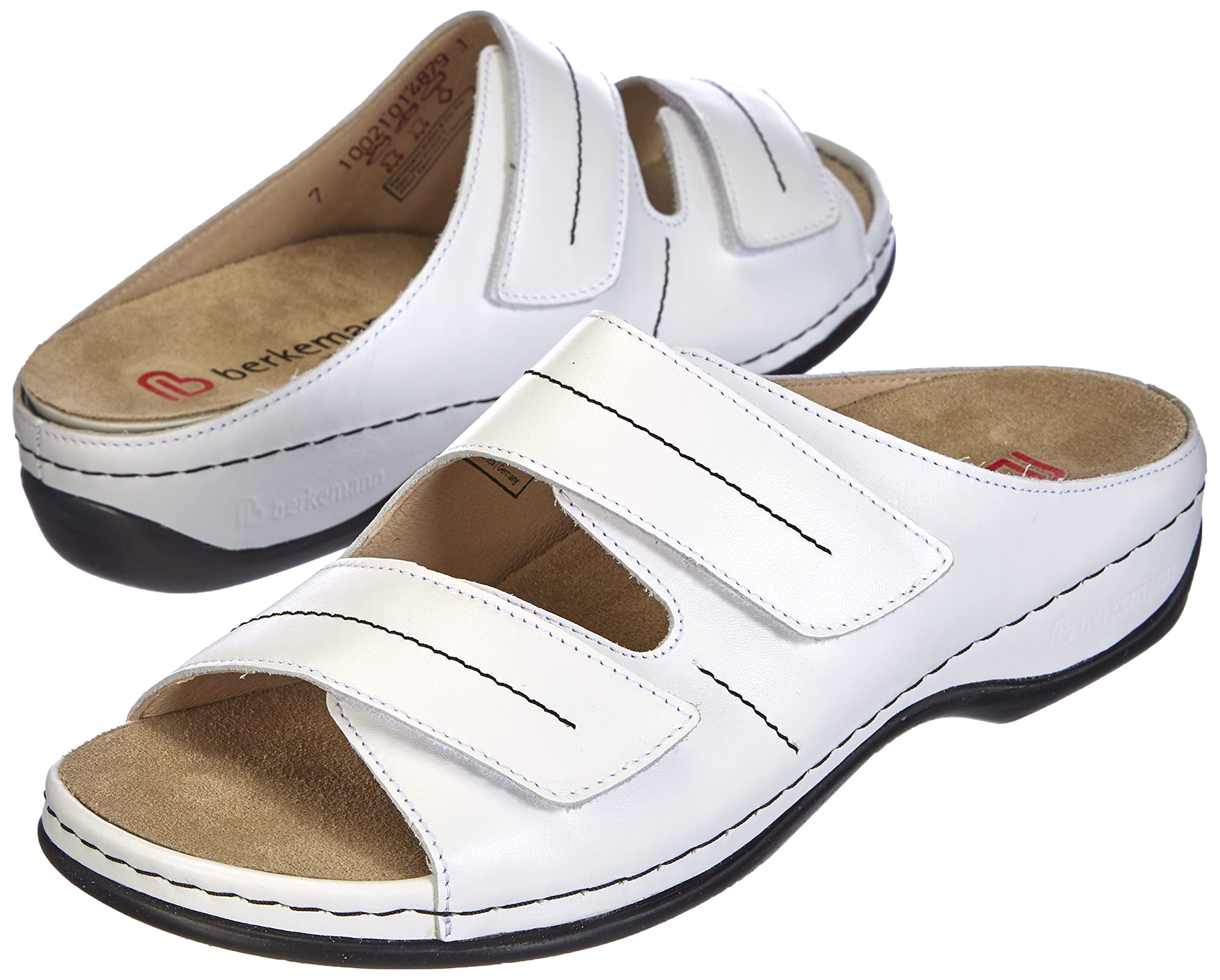 Berkemann Women's Comfortable Slip-On Mules - Soft Leather Casual Shoes for Walking, Home & Office Wear - Perfect House Slippers & Indoor Outdoor Sandals