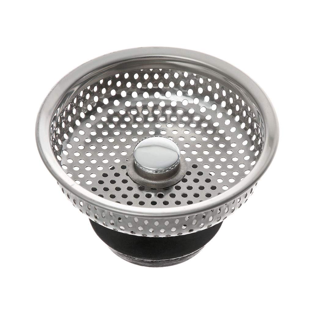 1/2PCS Stainless Steel Mesh Sink Drain Stopper - Bathroom Basin & Kitchen Waste Filter Basket, Strainer Disposer Plug Tool for Easy Cleaning & Clog Prevention