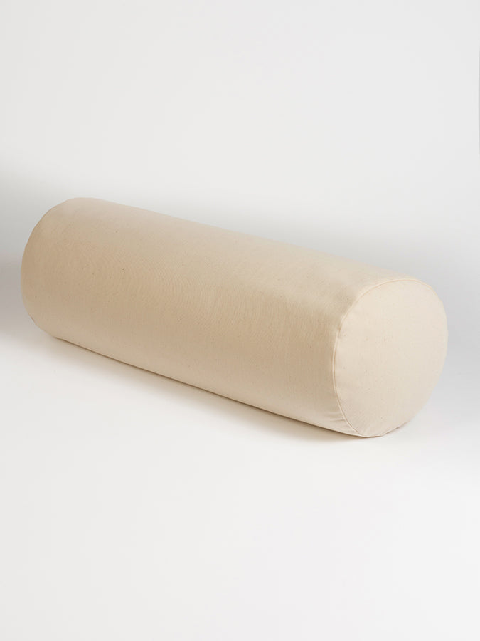 Organic Buckwheat Meditation Bolster Cushion for Yoga & Mindfulness - Supportive Zafu Pillow for Meditation, Relaxation & Stress Relief - Perfect for Home, Studio & Travel Use