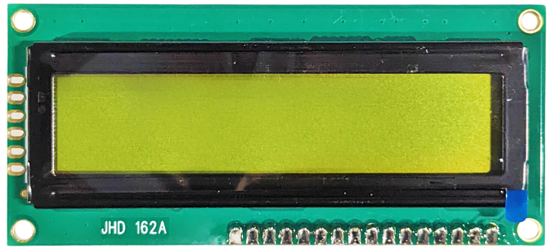 16x2 Dot Matrix Backlit LCD Module with Header Pins - Includes Driver & Controller - 80x36x9.5mm (JHD162A) - Ideal for Arduino, Raspberry Pi & DIY Electronics Projects