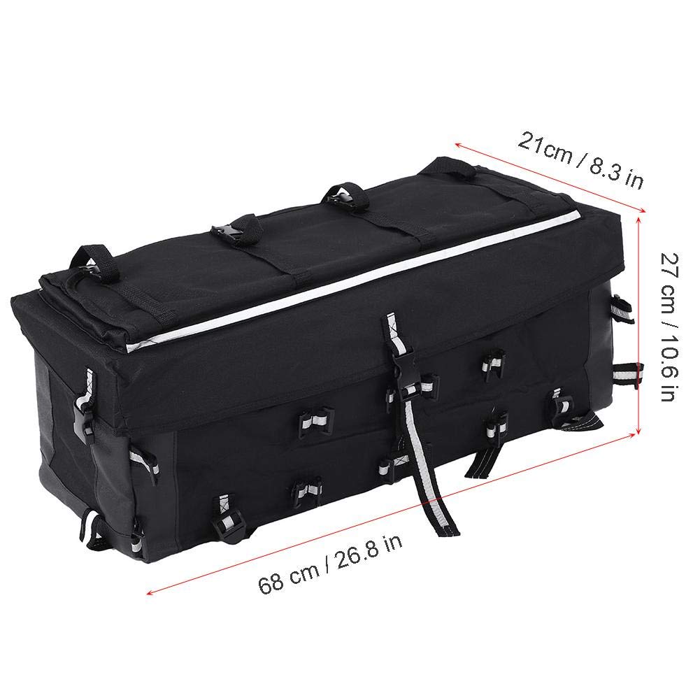 ATV Storage Rack - Heavy Duty Rear Cargo Carrier for ATV, UTV & Snowmobile | Travel Gear & Luggage Organizer | Perfect for Off-Road Adventures & Camping Trips