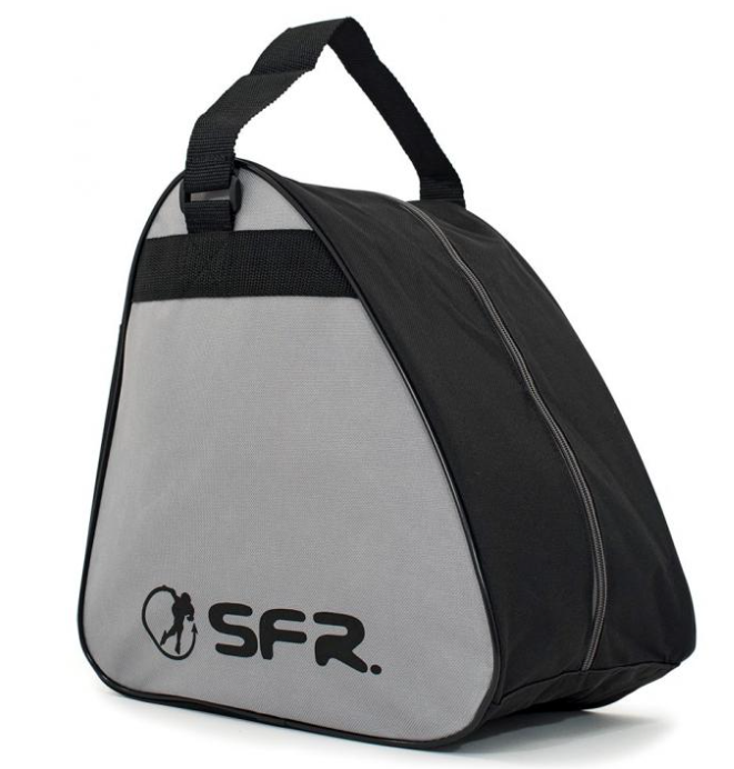 SFR Vision Junior Skate Bag Black - Durable Backpack for Kids Roller Skates & Ice Skates - Perfect for School, Practice & Travel