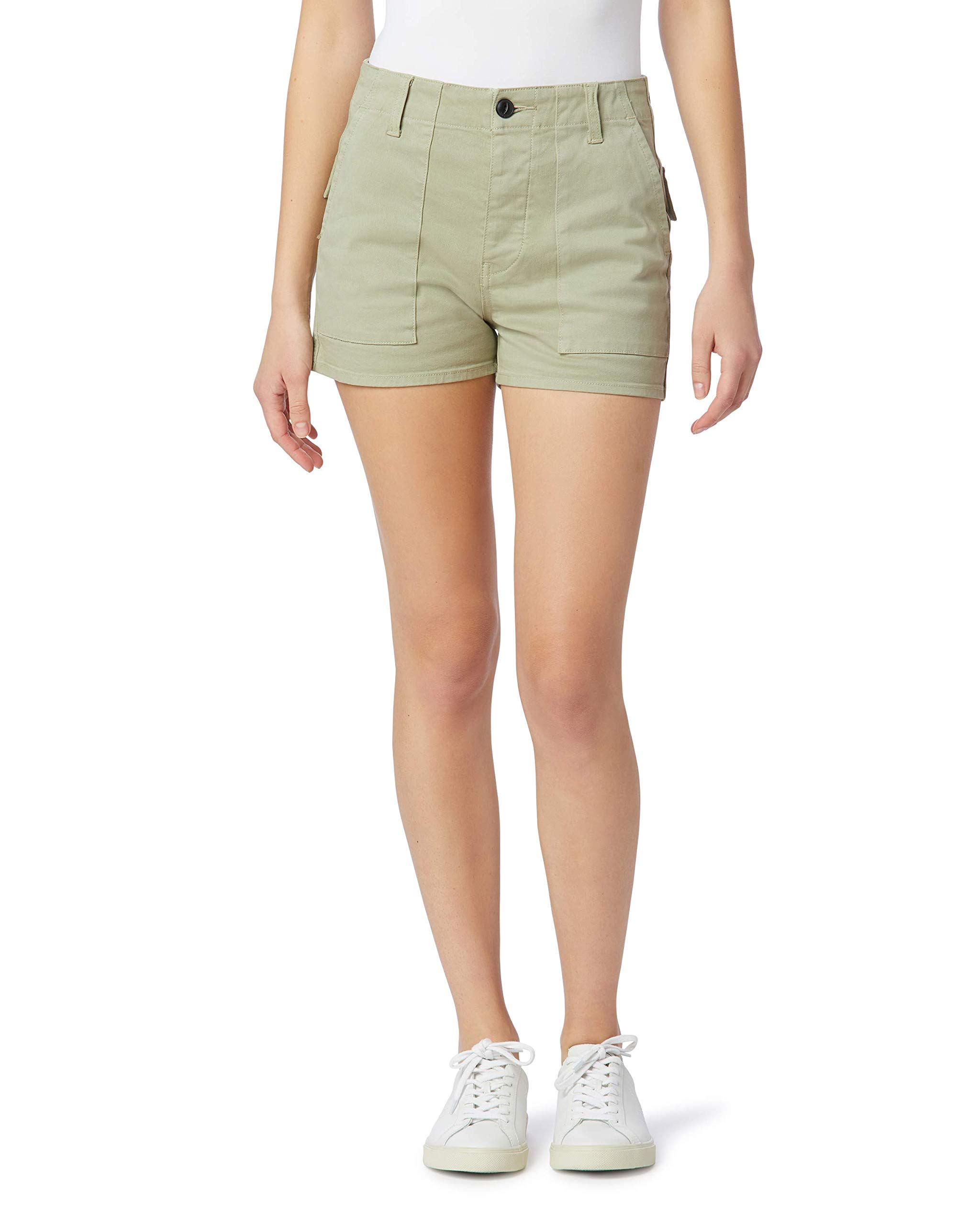HUDSON Women's Military Shorts - Sage Green, Size 24-32 US | Casual Outdoor Hiking, Camping & Summer Wear