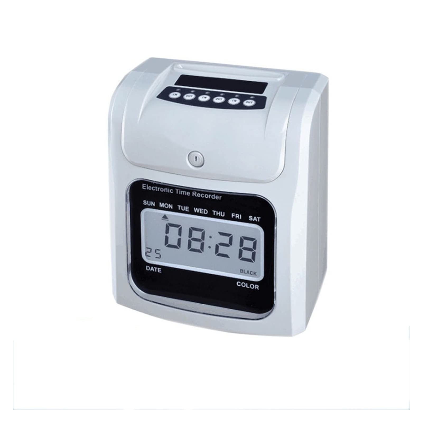Upunch Time Cards Time Clock 960SEB - English Version Punch Card Machine for Small Business with Battery & Backlight | Employee Time Tracking | Office, Retail & Warehouse Use